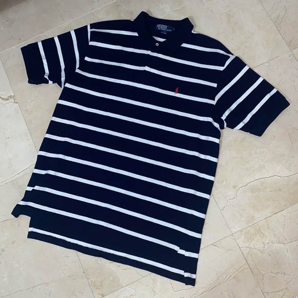 Polo Ralph Lauren Other - POLO by Ralph Lauren Black White Stripe Polo Shirt